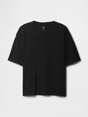 GAP Men's Vintage Soft Boxy T-Shirt, Black, Medium, EUC